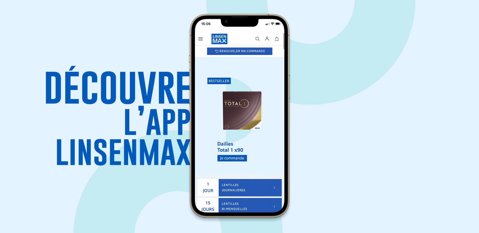 Découvre l'app Linsenmax